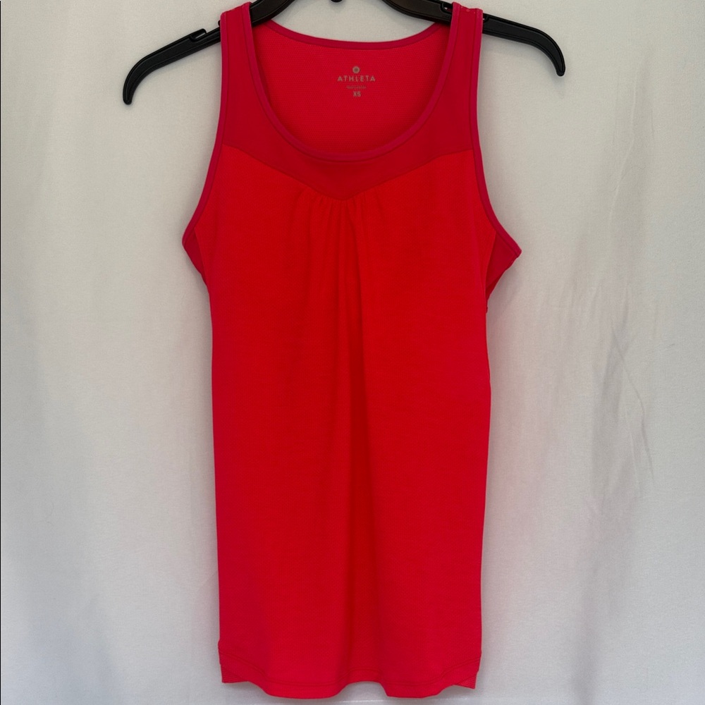 Athleta Vibrant Red Tank Top